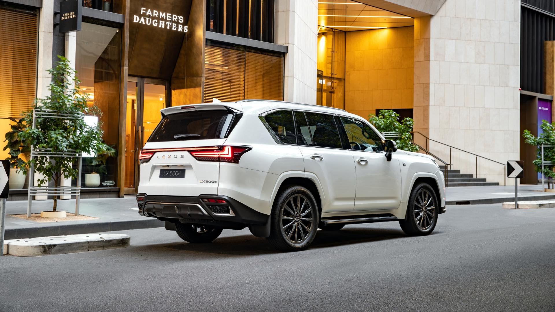 2022 LX F Sport parked out on the street