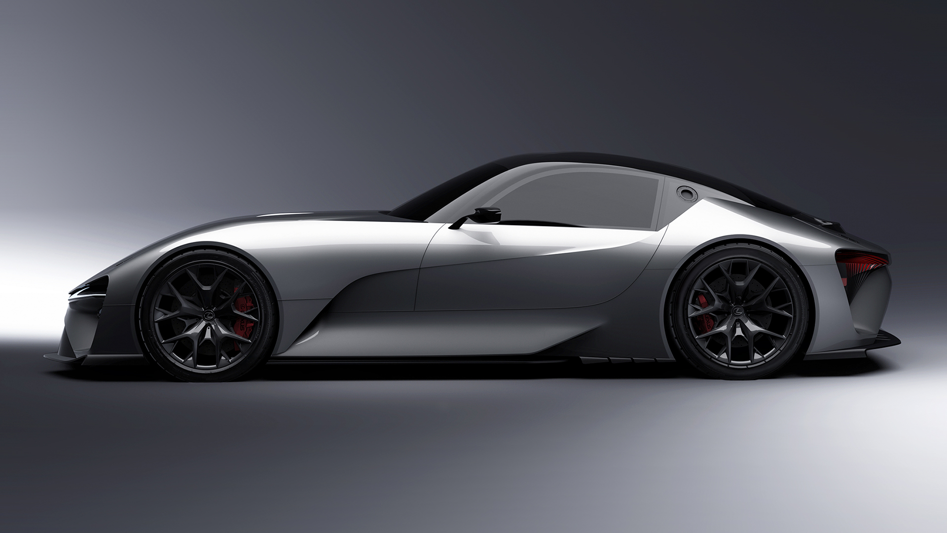 Lexus Electrified Sport concept vehicle photographed side on