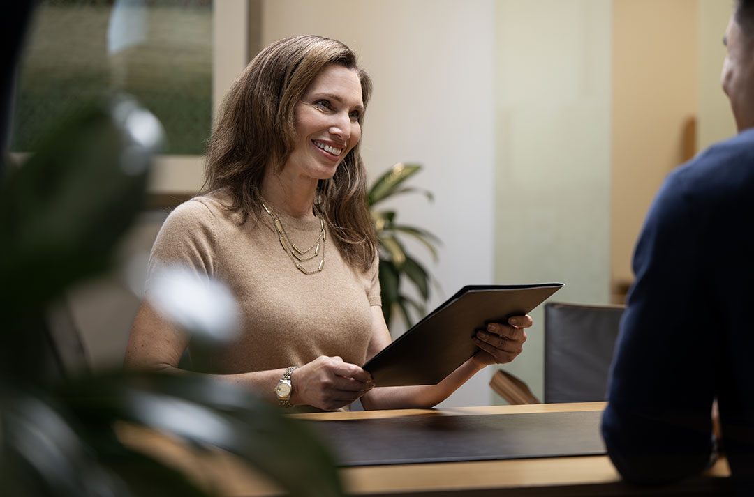 Lexus Consultant interacting with a guest